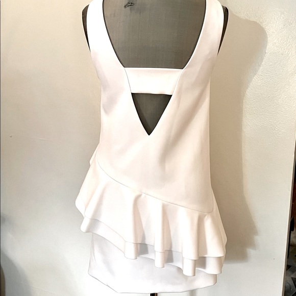 White Dress Kendall & Kylie Sz 0 - Picture 4 of 4